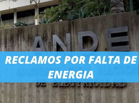 ande reclamos por falta de energia